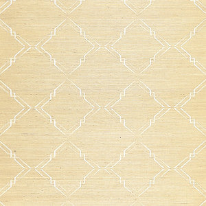 Monroe Embroidered Grasscloth/Papyrus Sc 0002Wp88383 by Scalamandre
 Wallpaper