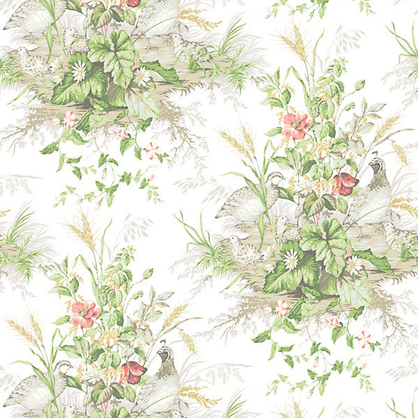 Edwin'S Covey/Prairie by Scalamandre Wallpaper Scalamandre Wallpaper Edwin'S Covey/PrairieWallpaper UNITED KINGDOM </p><p>Repeat: H: 24", V: 27" 54" - Fabric Carolina -