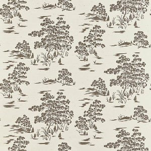 Katsura Embroidered Toile/Bark Sc 0002Wp88445 by Scalamandre
 Wallpaper