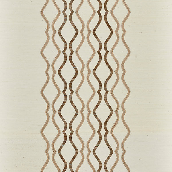 Valentina Embellished Sisal/Shell by Scalamandre Wallpaper Scalamandre Wallpaper Valentina Embellished Sisal/ShellWallpaper INDIA </p><p>Repeat: H: 15.5", V: 36" 36" - Fabric Carolina -