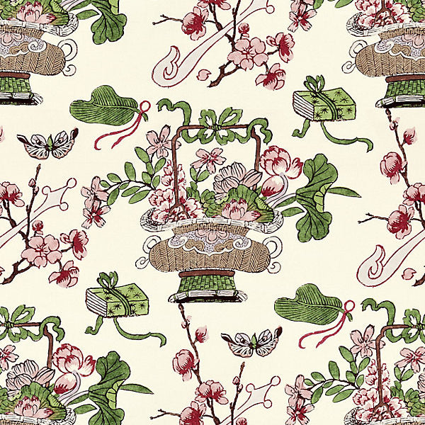 Shanghai Blossoms Mulberry by Scalamandre
 Fabric Scalamandre
 Fabric Shanghai Blossoms MulberryFabric MERCHANTE 55% LINEN 45% COTTON ITALY </p><p>Repeat: H: 26.25", V: 13.5" 55" - Fabric Carolina -