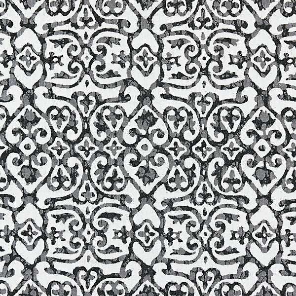 Kediri/Charcoal 27057-003 by Scalamandre Fabric SCALAMANDRE WAREHOUSE 100% SOLUTION DYED ACRYLIC MEXICO MEDIUM DUTY Horizontal: 9.875" and Vertical: 7" 54" - Fabric Carolina -
