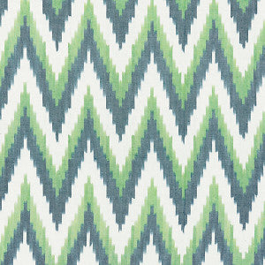 Adras Ikat Weave Peacock by Scalamandre
 Fabric