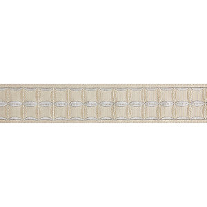 Fiori Embroidered Tape/Flax by Scalamandre Trim