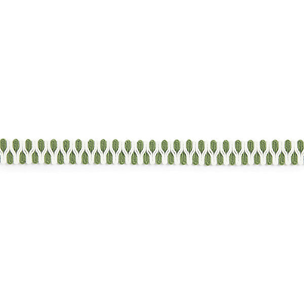 Playa Gimp Braid Palm by Scalamandre
 Trim Scalamandre
 Trim Playa Gimp Braid PalmTrim ISOLA INDOOR / OUTDOOR 94% POLYOLEFIN 6% NYLON UNITED KINGDOM </p><p>Repeat: H: .375", V: 0.875" - Fabric Carolina -