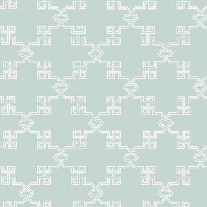 Suzhou Lattice Aquamarine by Scalamandre
 Wallcovering