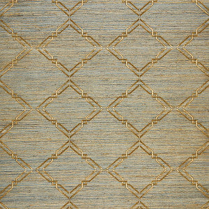 Monroe Embroidered Grasscloth/Bronze Sc 0003Wp88383 by Scalamandre
 Wallpaper