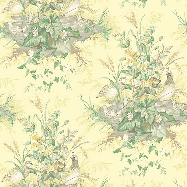 Edwin'S Covey/Sunlit WP88434-003 by Scalamandre Wallpaper UNITED KINGDOM Horizontal: 24" and Vertical: 27" 54" - Fabric Carolina -