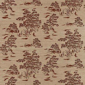 Katsura Embroidered Toile/Terra Sc 0003Wp88445 by Scalamandre
 Wallpaper