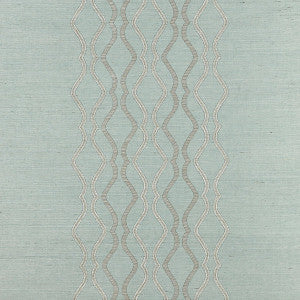 Valentina Embellished Sisal/Seaglass Sc 0003Wp88447 by Scalamandre
 Wallpaper