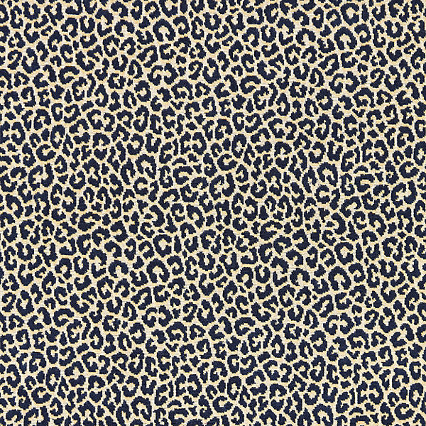 Panthera Velvet/Indigo 27037-004 by Scalamandre Fabric SCALAMANDRE WAREHOUSE 100% COTTON USA MEDIUM DUTY Horizontal: 11" and Vertical: 8.125" 50" - Fabric Carolina -