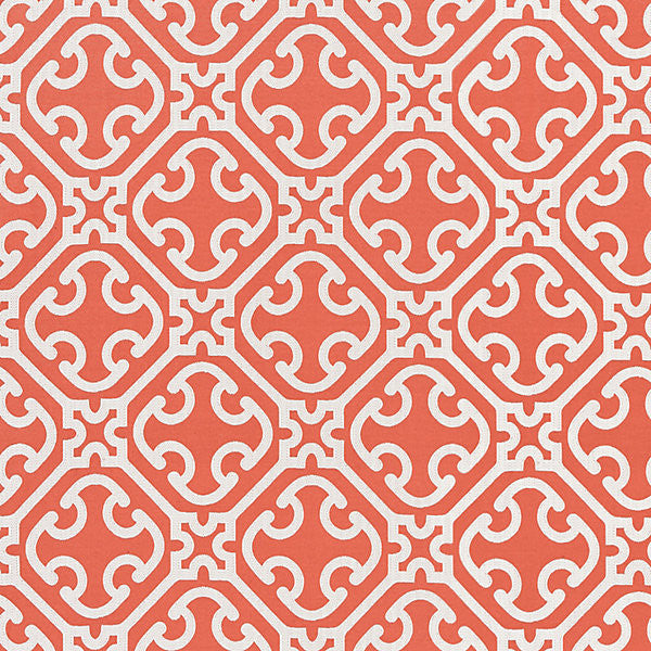 Ailin Lattice Weave Coral by Scalamandre
 Fabric Scalamandre
 Fabric Ailin Lattice Weave CoralFabric CHINOIS CHIC 55% COTTON 45% VISCOSE INDIA </p><p>Repeat: H: 9.25", V: 9" 54" - Fabric Carolina -