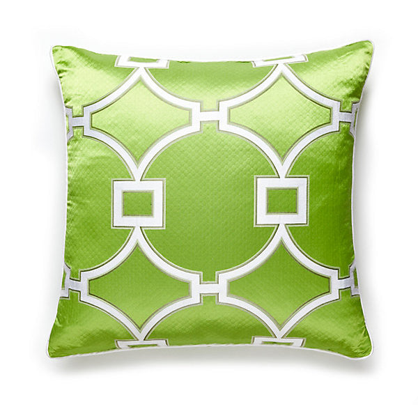 Circle Fret Absinthe by Scalamandre
 Pillow Scalamandre
 Pillow Circle Fret AbsinthePillow 50% VISCOSE 30% LINEN 20% POLYESTER USA </p><p>Repeat: H: , V: - Fabric Carolina -