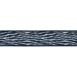Tiger Tape/Indigo Sc 0004T3310 by Scalamandre
 Trim
