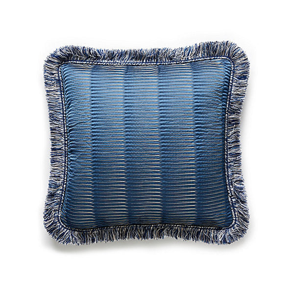 Wavelength Pillow/Indigo by Scalamandre Pillow Scalamandre Pillow Wavelength Pillow/IndigoPillow 60% COTTON 40% NYLON USA </p><p>Repeat: H: , V: - Fabric Carolina -