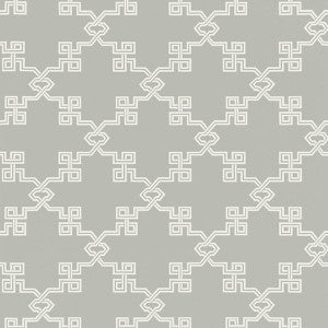 Suzhou Lattice French Grey by Scalamandre
 Wallcovering