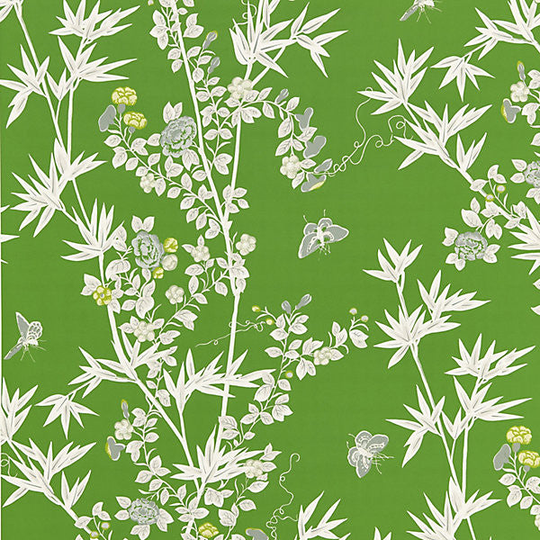 Jardin De Chine/Jade Wp88375-004 by Scalamandre Wallpaper STOCKED AT 100% NON-WOVEN SUBSTRATE UNITED KINGDOM Horizontal: 46" and Vertical: 27" 54" - Fabric Carolina -