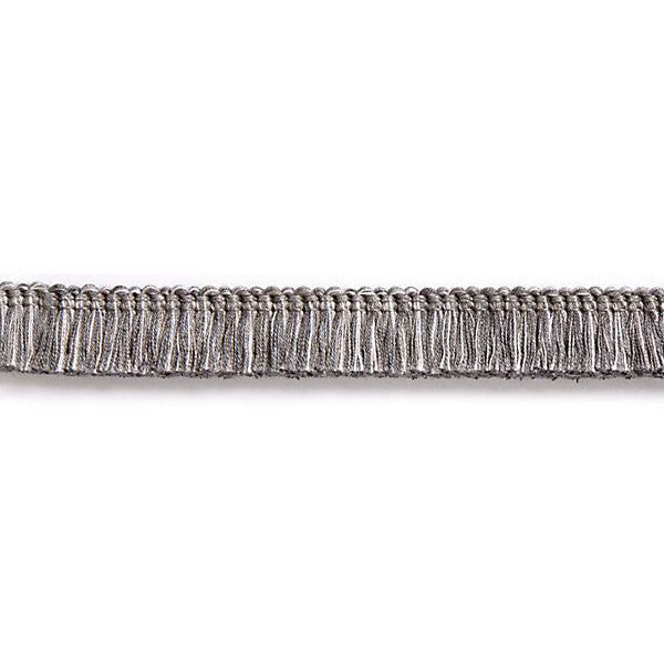 Gardiner Brush Fringe/Charcoal Fc1494-006 by Scalamandre Trim Trim HAMPTONS TRIMMINGS STOCKED AT 60% VISCOSE;40% ACRYLIC ITALY LIGHT DUTY Horizontal: and Vertical: 1" - Fabric Carolina -