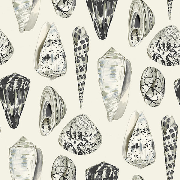 Coquina/Graphite WP88365-006 by Scalamandre Wallpaper UNITED KINGDOM Horizontal: 26" and Vertical: 27" 54" - Fabric Carolina -