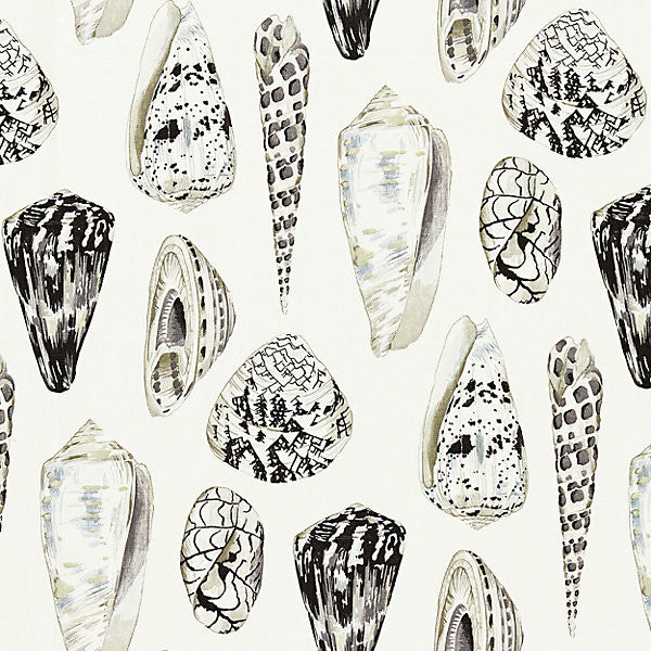 Coquina/Graphite Wp88365-006 by Scalamandre Wallpaper STOCKED AT SCALAMANDRE WAREHOUSE UNITED KINGDOM Horizontal: 26" and Vertical: 54" - Fabric Carolina -