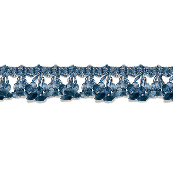 Newport Tassel Fringe/Med Blue, Dk Blue & Grey FT1103-012 by Scalamandre Trim Trim BOTANICA 100% SILK CHINA LIGHT DUTY Horizontal: and Vertical: 2" - Fabric Carolina -