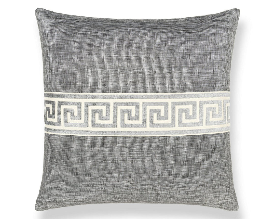 Greek Key Pillow 22 X 22 - Stone SCSDDTT32793025 by Scalamandre Pillow