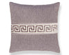 Greek Key Pillow 22 X 22 - Antique Heather SCSDDTT32794027 by Scalamandre Designer Pillow