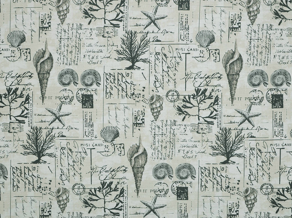 Seaside Smoke 91 by Covington Fabric our website for purchase 100% Cotton 2way Slub Pakistan 50000 Horizontal: 27" and Vertical: 27" 54" - Fabric Carolina -