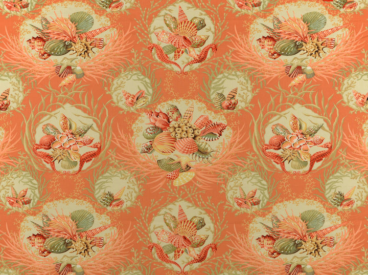 Seaworthy 378 Coral Red by Covington Fabric 100% COTTON Pakistan 30000 Horizontal: 0 and Vertical: 0 55 - Fabric Carolina -