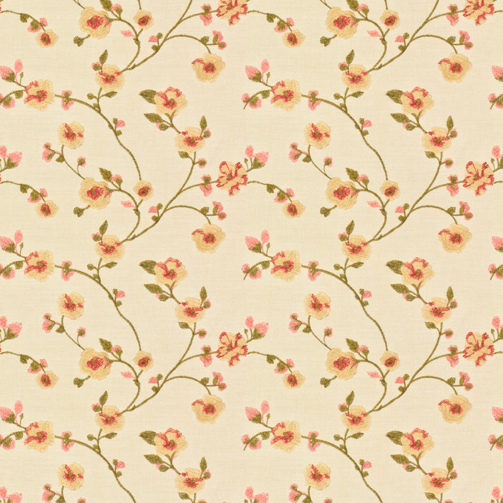 Selmore 4 Salsa by Stout Fabric Rainbow Library Sunset/Spice 73% Cotton 27% Polyester Rayon Embroidery INDIA FLAME RETARDANT-U.F.A.C. CLASS 1 (OR A) FLAME RETARDANT-N.F.P.A. 260A CLASS 1 CATB 117-2013 WYZENBEEK 20 000 DOUBLE RUB WEAR TEST (HEAVY DUTY) Horizontal: 13.375 and Vertical: 9.25 53 in - Fabric Carolina -