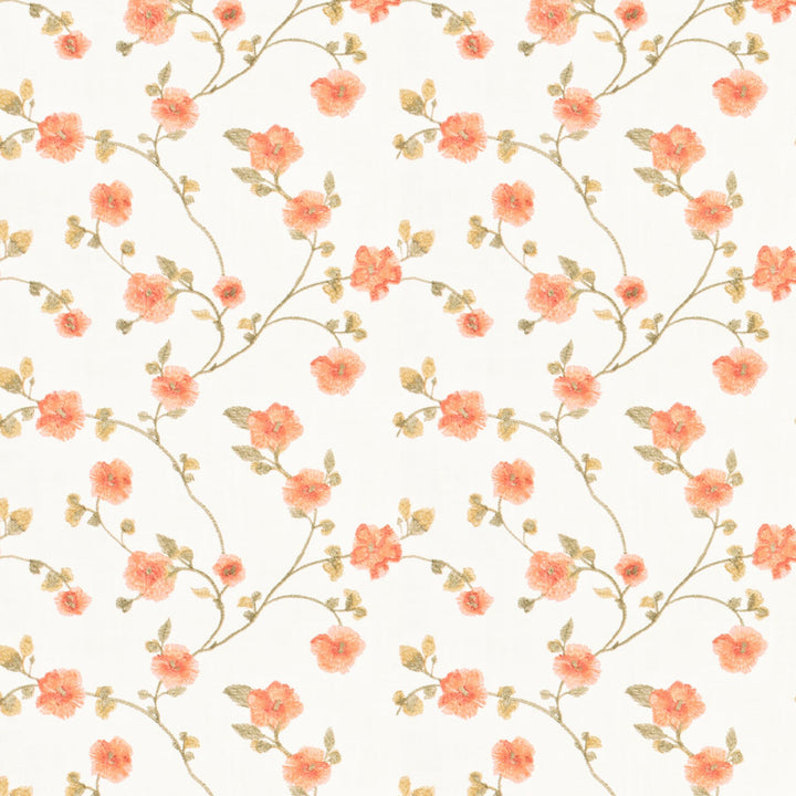 Selmore 5 Coral by Stout Fabric Stout Fabric Selmore 5 CoralFabric RAINBOW LIBRARY SUNSET/SPICE INDIA </p><p>Repeat: H: 13.375, V: 9.250 53 in - Fabric Carolina -
