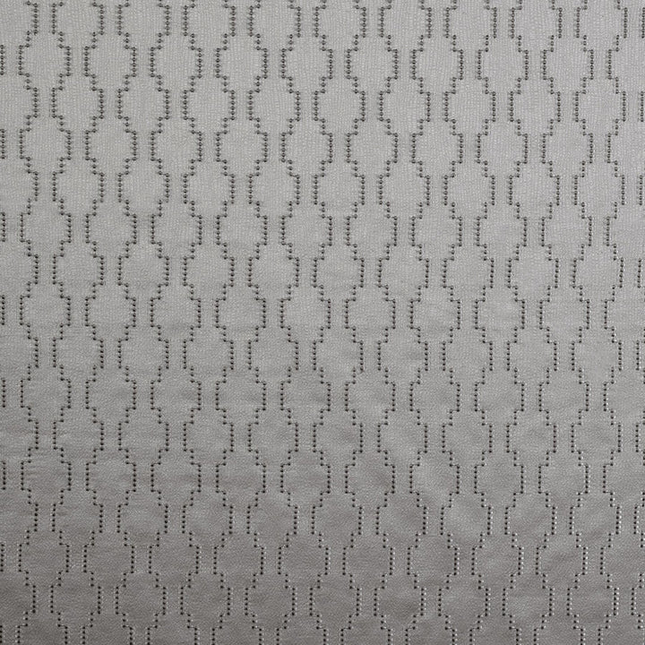 Seneca 15 Grey by Marcus William Fabric Kai/Marcus William Nash 65% Polyester 35% Cotton Viscose Embroidery INDIA Horizontal: 2.5 and Vertical: 3.125 54.63 in - Fabric Carolina -