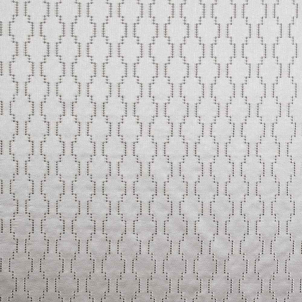 Seneca 4 Ash by Marcus William Fabric Kai/Marcus William Tanner 65% Polyester 35% Cotton Viscose Embroidery INDIA Horizontal: 2.5 and Vertical: 3.125 54.63 in - Fabric Carolina -