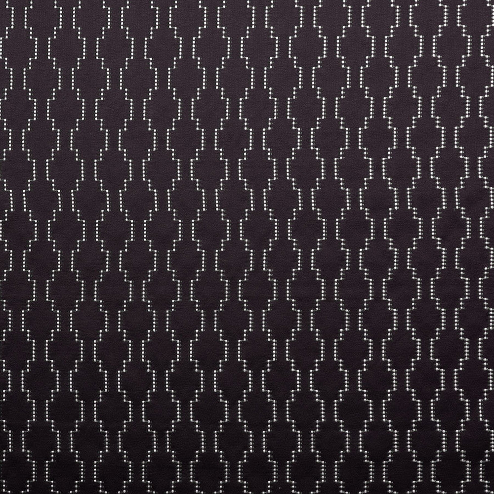 Seneca 9 Mulberry by Marcus William Fabric Kai/Marcus William Nash 65% Polyester 35% Cotton Viscose Embroidery INDIA Horizontal: 2.5 and Vertical: 3.125 54.63 in - Fabric Carolina -