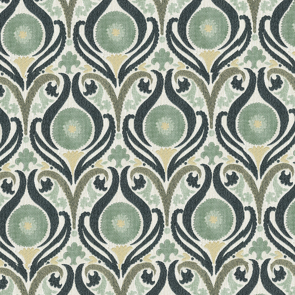Captivate 21 Willow by ABBEYSHEA Fabric 100% Polyester China </p><p>Repeat: Horizontal: 6.8" (17.2 cm) Up the Roll and Vertical: 13.5" (34.3 cm) Across the Roll 54" (137 cm) - Fabric Carolina -