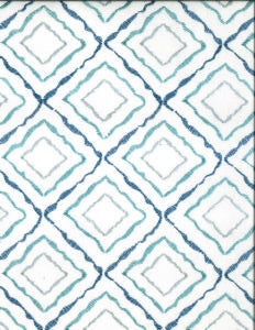 Serene Navy Blue 1 by Norbar Fabric GALLERY 60% COTTON 40% LINEN INDIA 8 7/8"V 4"H 52" - Fabric Carolina -
