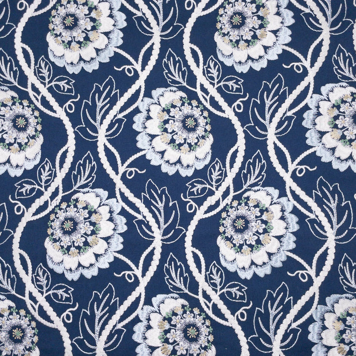 Seymour 1 Baltic by Stout Fabric Stout Fabric Seymour 1 BalticFabric COMFORTABLE LIVING HAZE/NAVY 100%COT %VEMB INDIA </p><p>Repeat: H: 10.125, V: 12.500 51 in - Fabric Carolina -