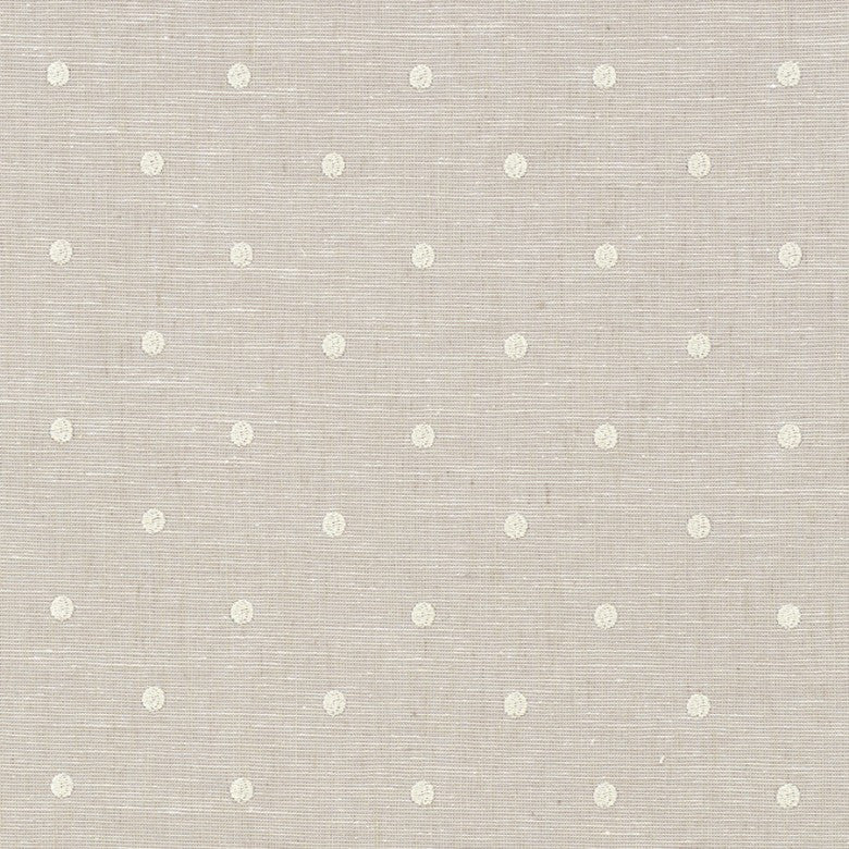 Seeing Spots # 103 Bleached by Maxwell Fabric 66% POLYESTER 24% COTTON
10% LINEN INDIA </p><p>Repeat: Horizontal: H-2.3 and Vertical: V-2.3 54.3" - Fabric Carolina -
