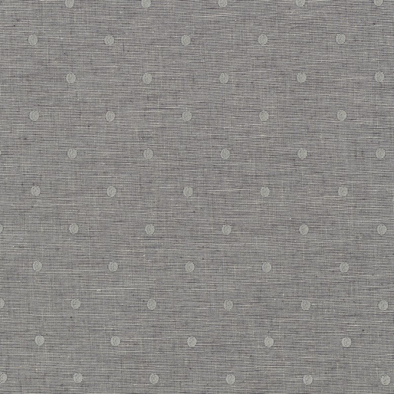 Seeing Spots # 104 Leaden by Maxwell Fabric 66% POLYESTER 24% COTTON
10% LINEN INDIA </p><p>Repeat: Horizontal: H-2.3 and Vertical: V-2.3 54.3" - Fabric Carolina -