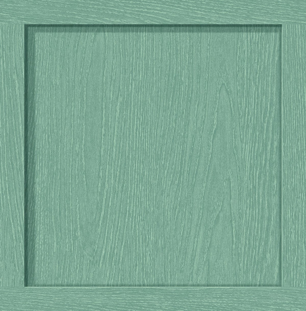 Squared Away Sea Green by Seabrook Wallpaper Stacy Garcia Peel and Stick United States 30.75 20.87" 20.5" - Fabric Carolina -