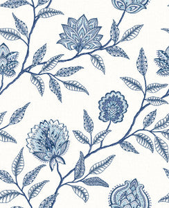 Jaclyn Blue Lagoon by Seabrook Wallpaper