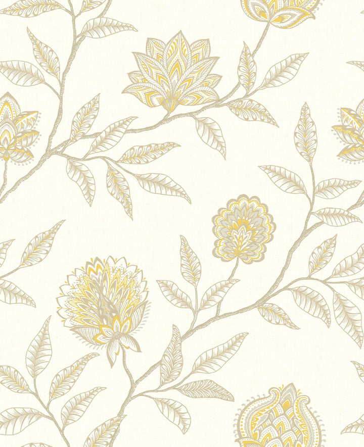 Jaclyn Blonde & Sandstone by Seabrook Wallpaper Stacy Garcia Peel and Stick United States 30.75 25.2" 20.5" - Fabric Carolina -