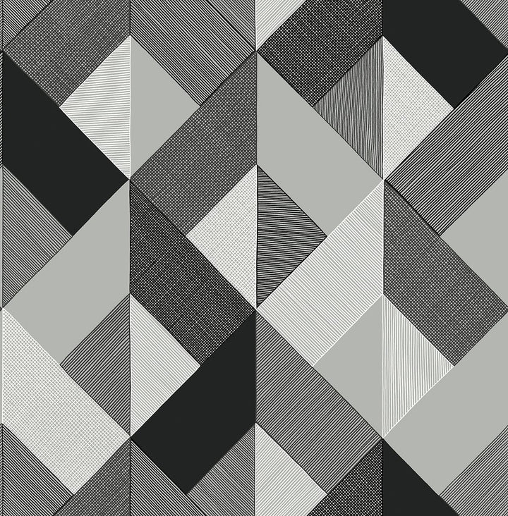 Marquetry Greystone by Seabrook Wallpaper Stacy Garcia Peel and Stick United States 30.75 20.87" 20.5" - Fabric Carolina -