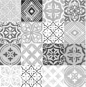 Tilework Greystone by Seabrook Wallpaper