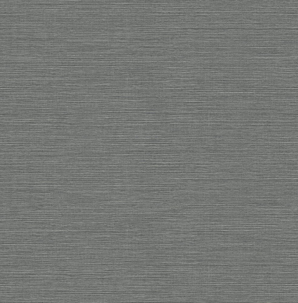 Seaside Faux Sisal Slate Grey by Seabrook Wallpaper Stacy Garcia Peel and Stick United States 30.75 0" 20.5" - Fabric Carolina -