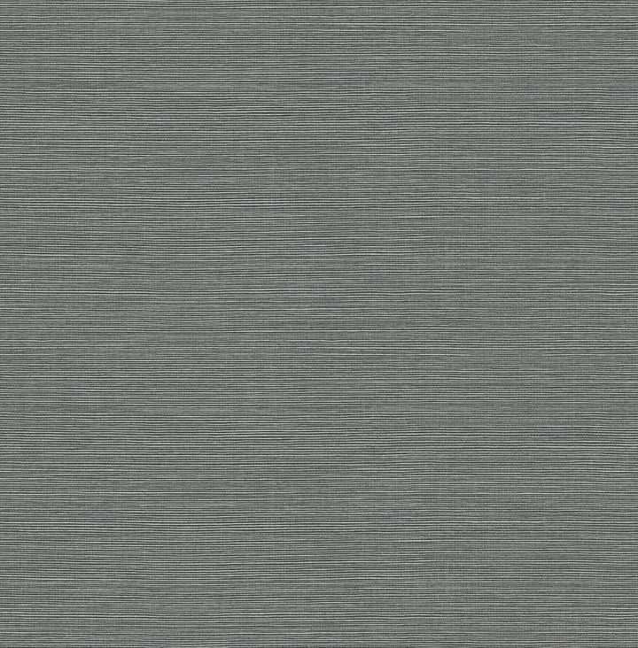 Seaside Faux Sisal Slate Grey by Seabrook Wallpaper Stacy Garcia Peel and Stick United States 30.75 0" 20.5" - Fabric Carolina -