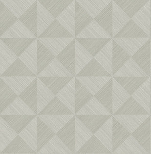 Geo Inlay Lunar Grey by Seabrook Wallpaper