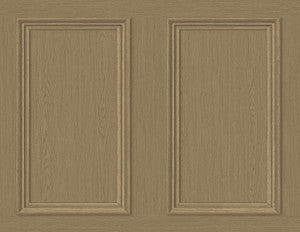 Faux Wood Panel Honey Brown by Seabrook Wallpaper