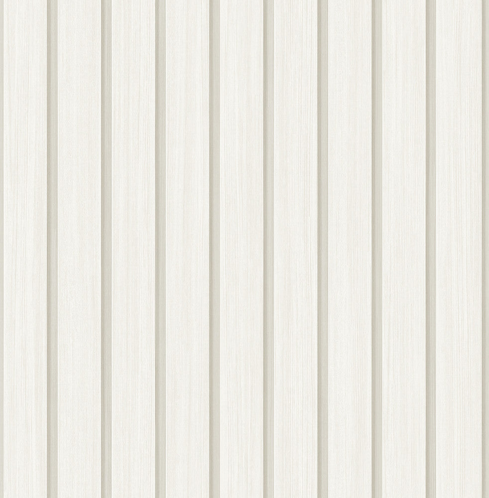 Faux Wooden Slats Dove by Seabrook Wallpaper Stacy Garcia Peel and Stick United States 30.75 0" 20.5" - Fabric Carolina -