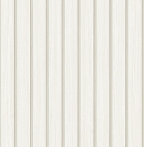 Faux Wooden Slats Dove by Seabrook Wallpaper